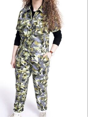 BP Wildfang Camouflage Coverall Jumpsuit
